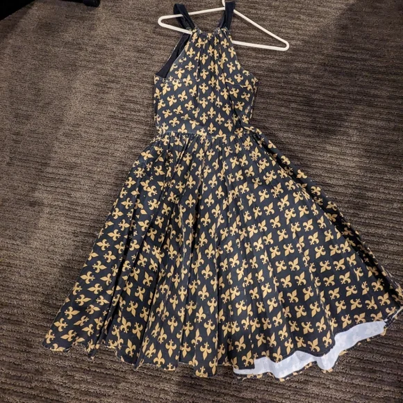 harlequin gold dress Mardi Gras Harlequin Sparkle Dress